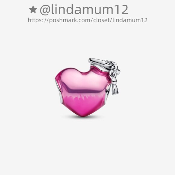Pandora Graduation 2025 Heart Charm - Picture 2 of 6